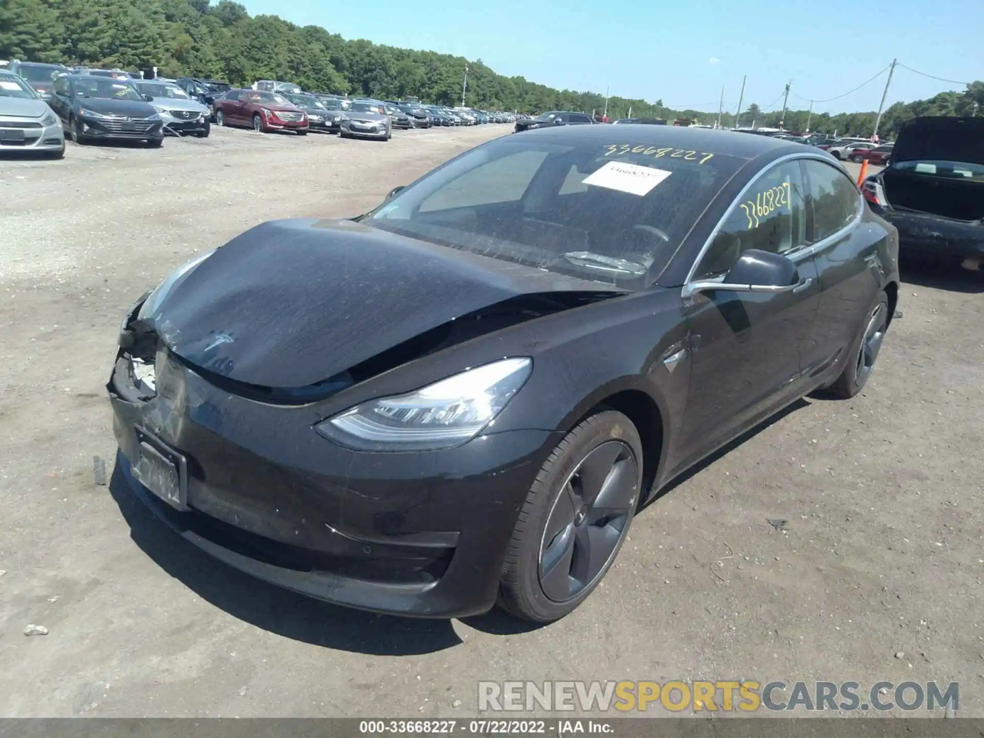 2 Фотография поврежденного автомобиля 5YJ3E1EA9LF657388 TESLA MODEL 3 2020