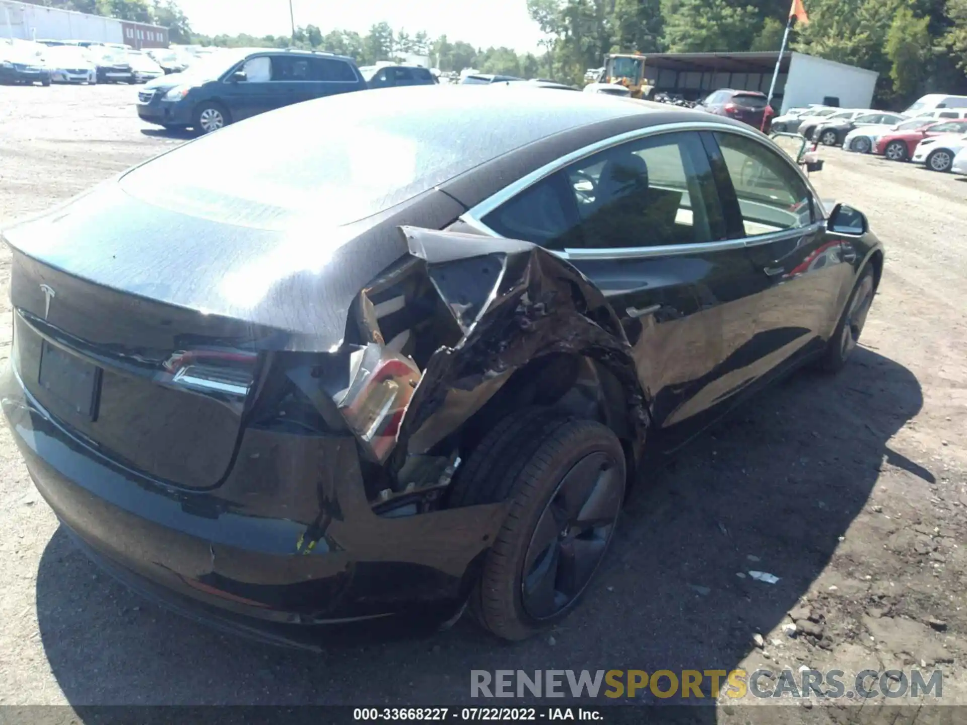 4 Фотография поврежденного автомобиля 5YJ3E1EA9LF657388 TESLA MODEL 3 2020