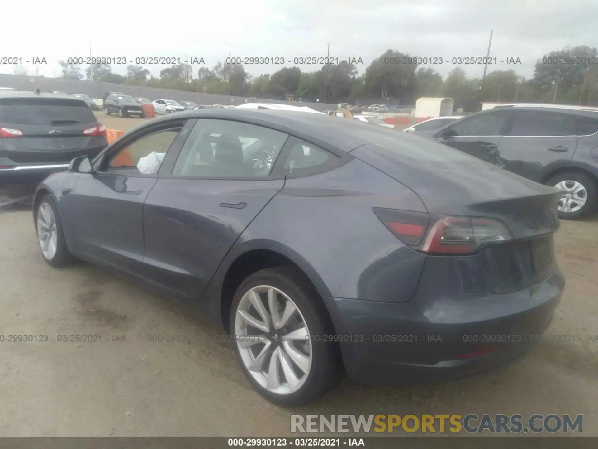 3 Photograph of a damaged car 5YJ3E1EA9LF660971 TESLA MODEL 3 2020