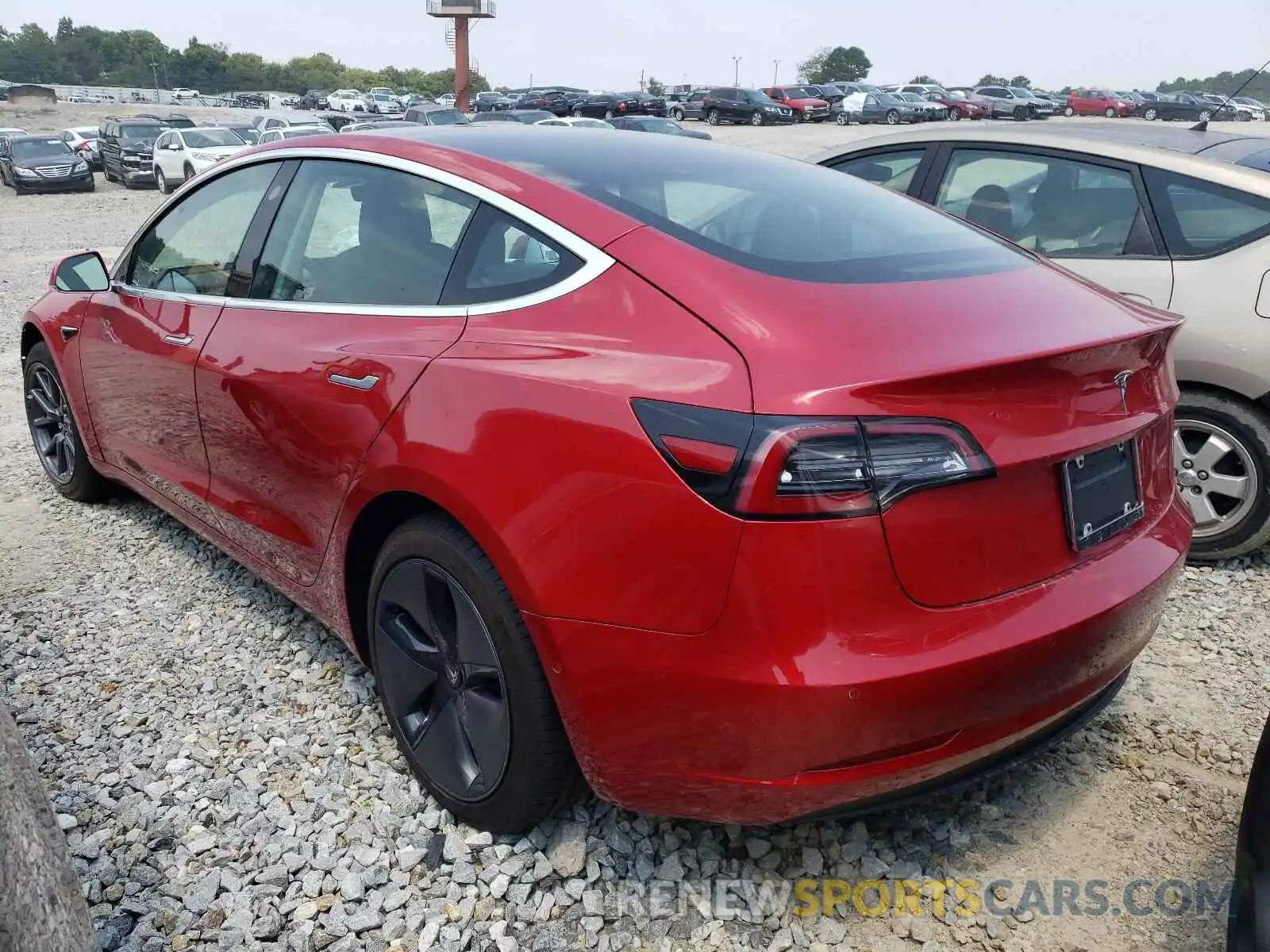 3 Photograph of a damaged car 5YJ3E1EA9LF703561 TESLA MODEL 3 2020