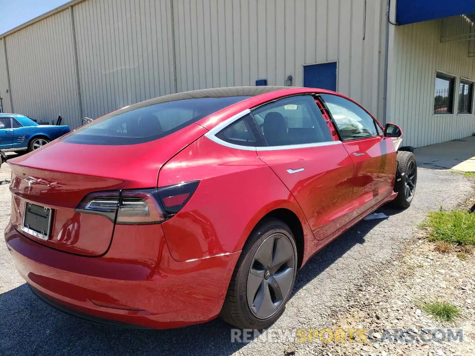 4 Photograph of a damaged car 5YJ3E1EA9LF703561 TESLA MODEL 3 2020