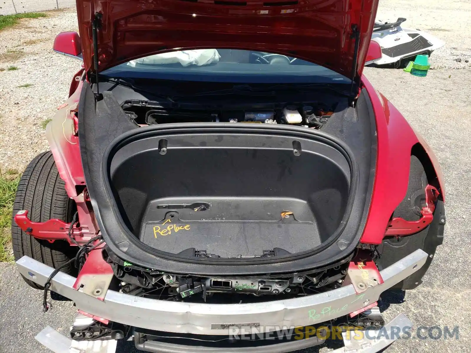 7 Photograph of a damaged car 5YJ3E1EA9LF703561 TESLA MODEL 3 2020