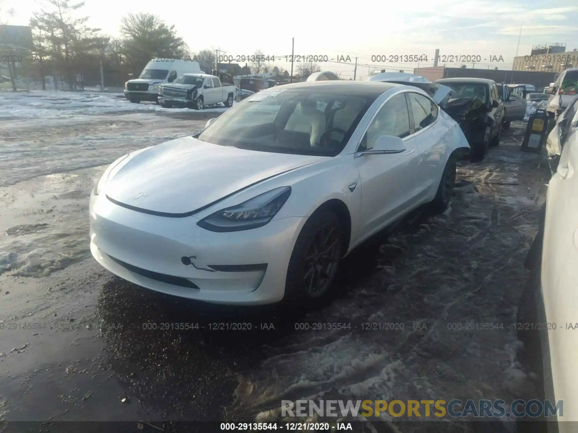 2 Фотография поврежденного автомобиля 5YJ3E1EA9LF703706 TESLA MODEL 3 2020