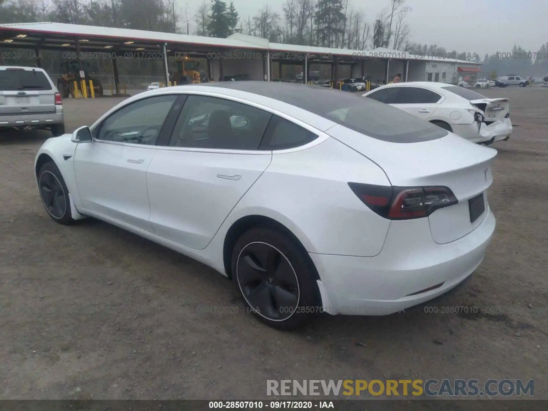 3 Photograph of a damaged car 5YJ3E1EA9LF706539 TESLA MODEL 3 2020