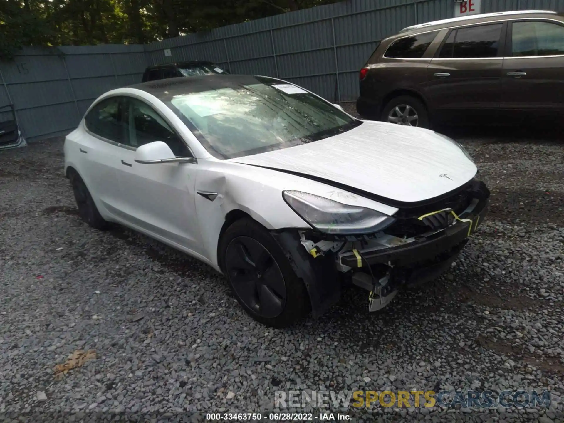 1 Photograph of a damaged car 5YJ3E1EA9LF706962 TESLA MODEL 3 2020