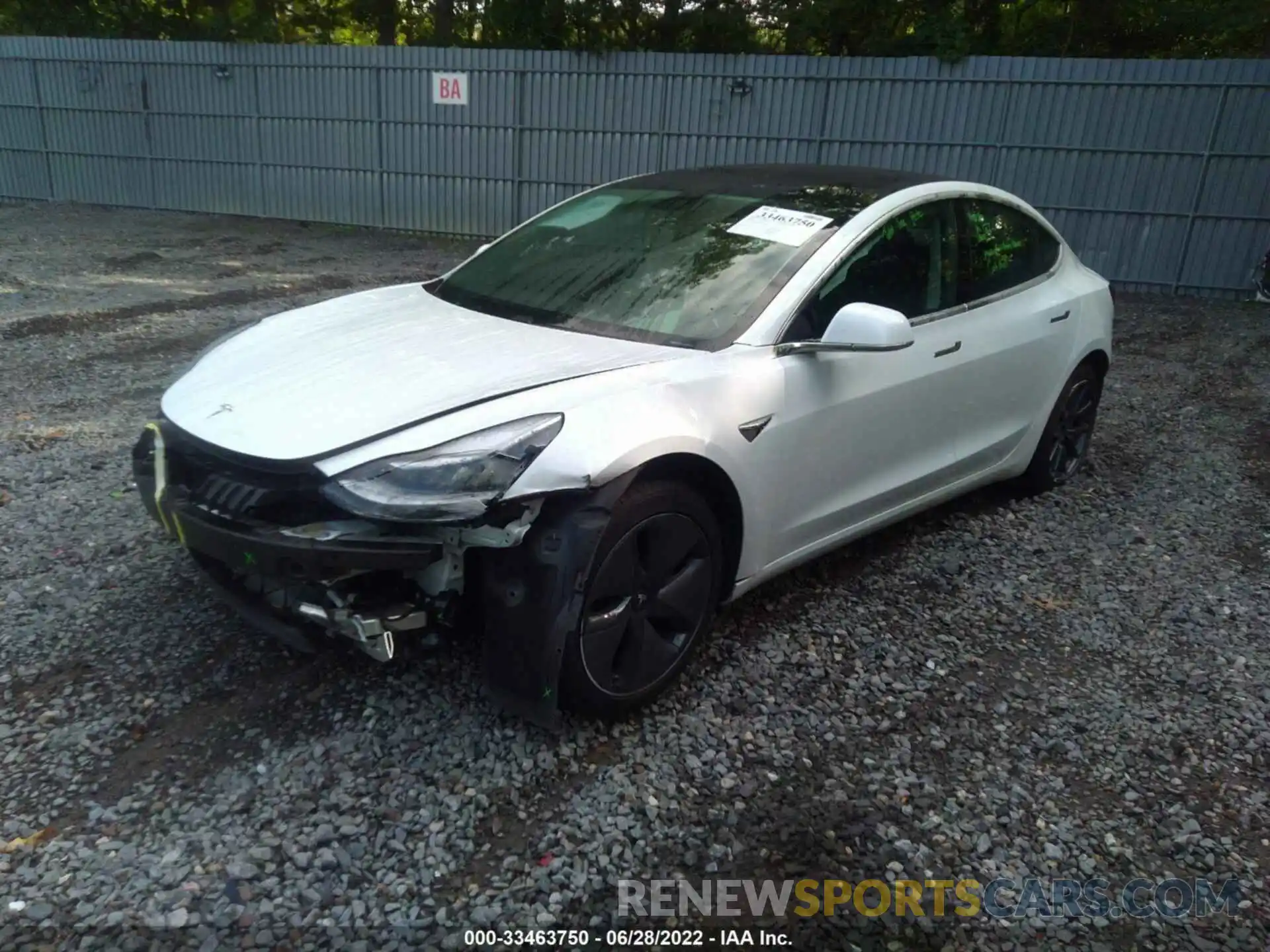 2 Photograph of a damaged car 5YJ3E1EA9LF706962 TESLA MODEL 3 2020