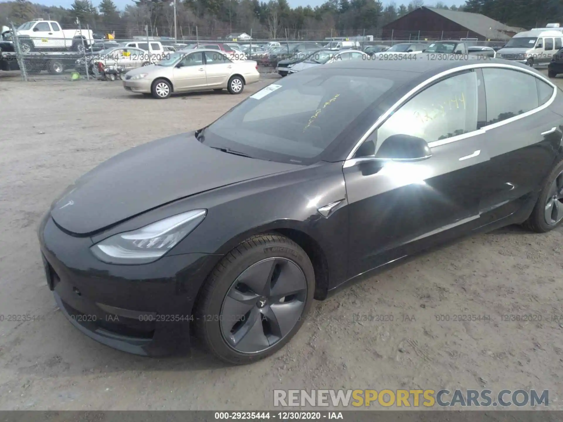 2 Photograph of a damaged car 5YJ3E1EA9LF736561 TESLA MODEL 3 2020