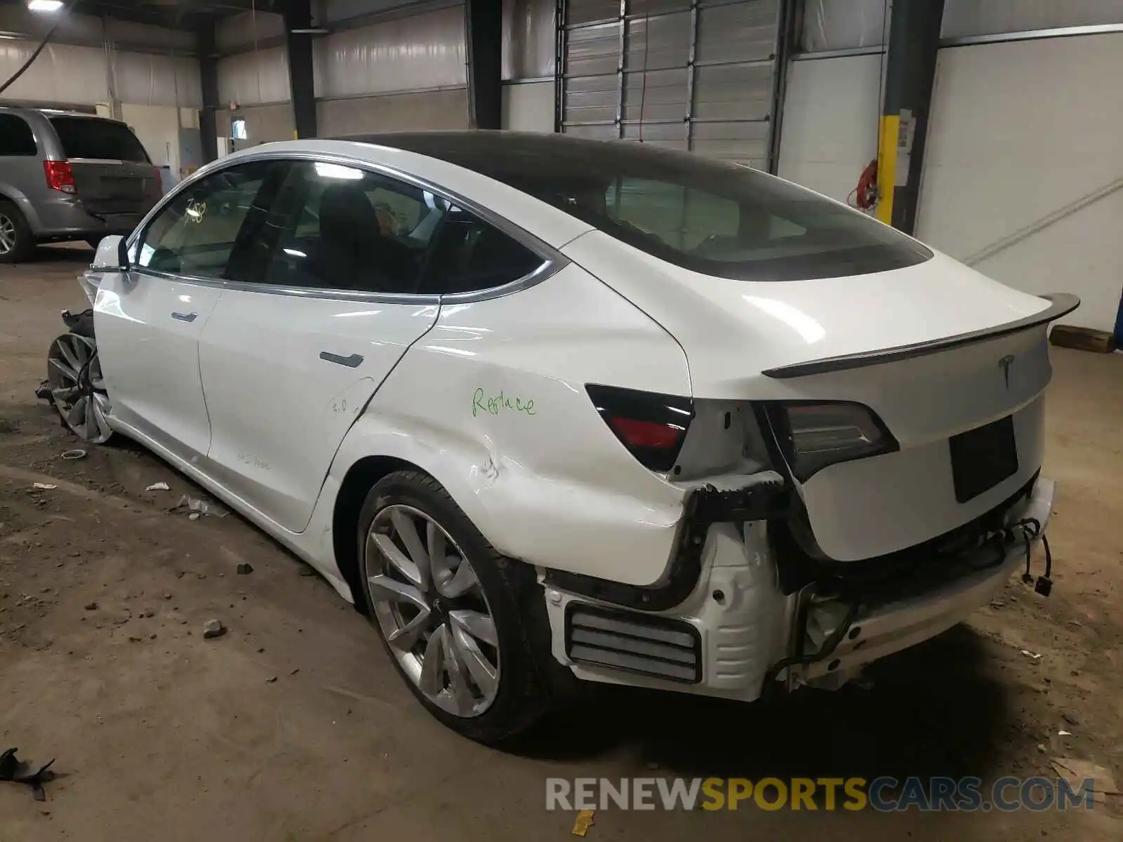 3 Photograph of a damaged car 5YJ3E1EA9LF738021 TESLA MODEL 3 2020