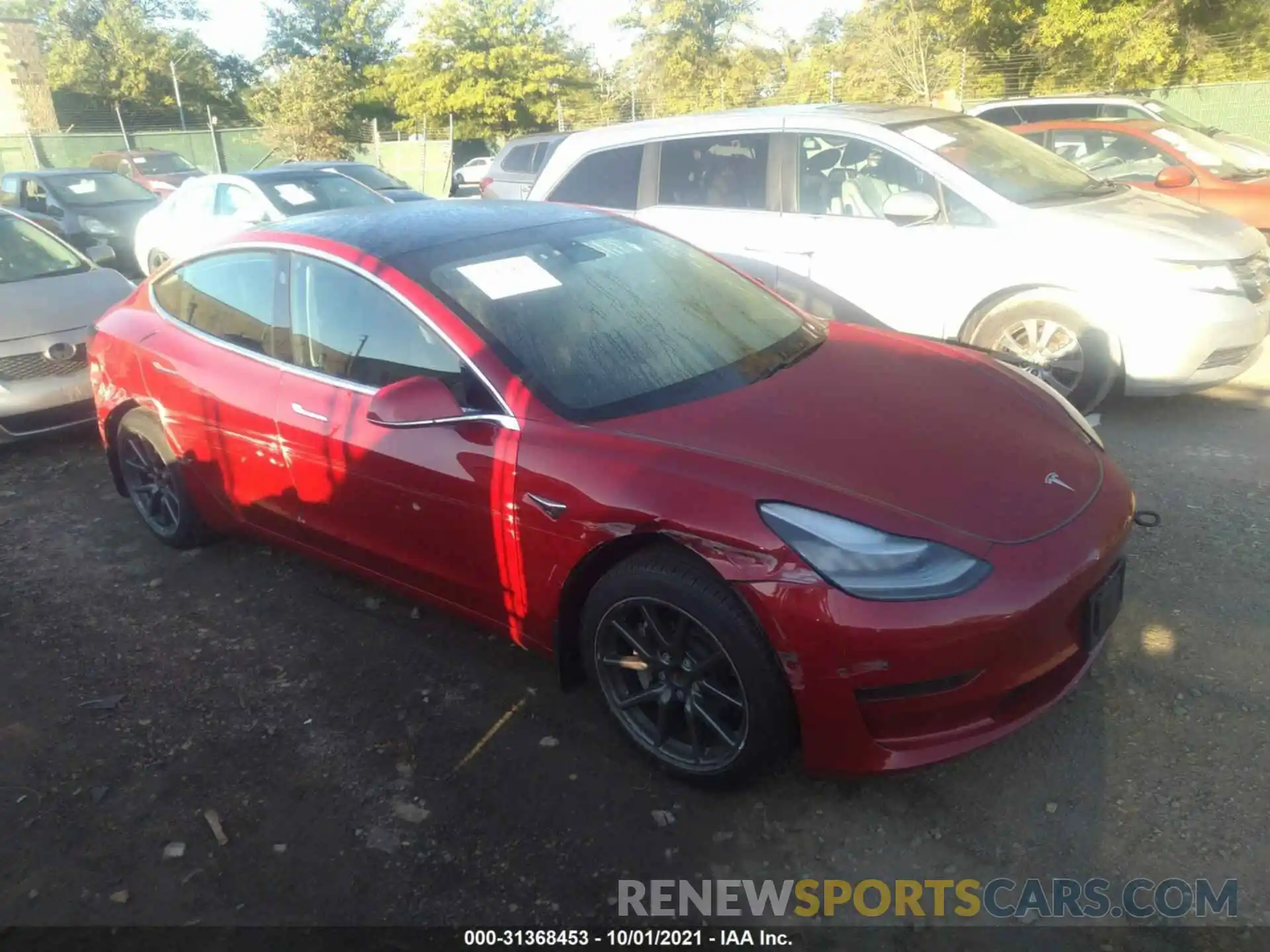 1 Photograph of a damaged car 5YJ3E1EA9LF739623 TESLA MODEL 3 2020