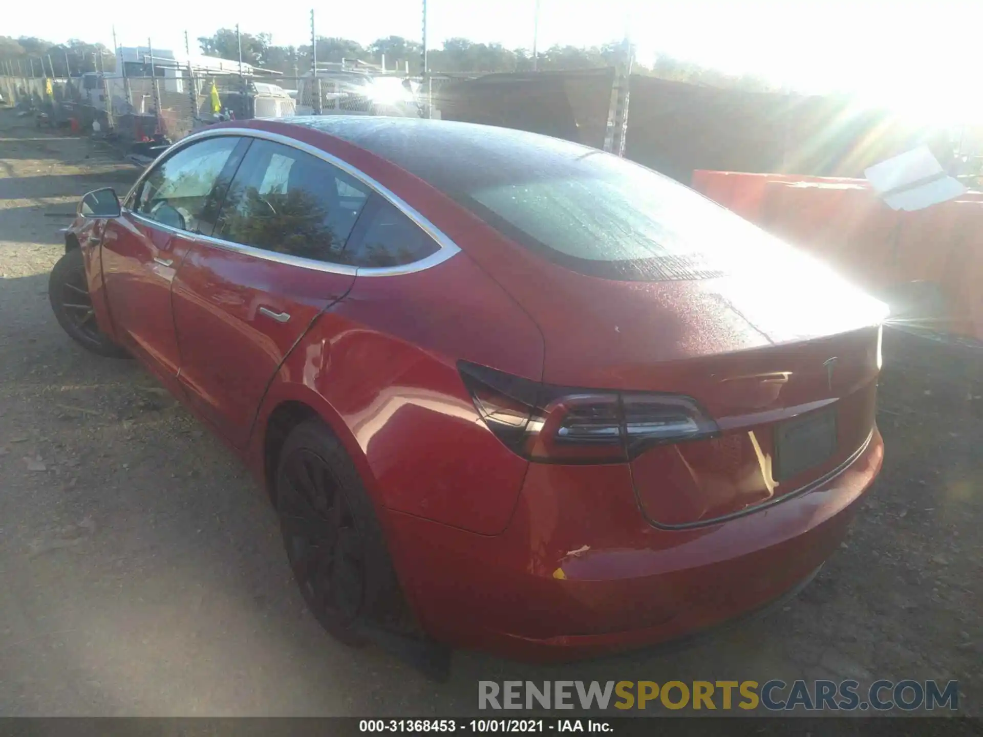 3 Photograph of a damaged car 5YJ3E1EA9LF739623 TESLA MODEL 3 2020