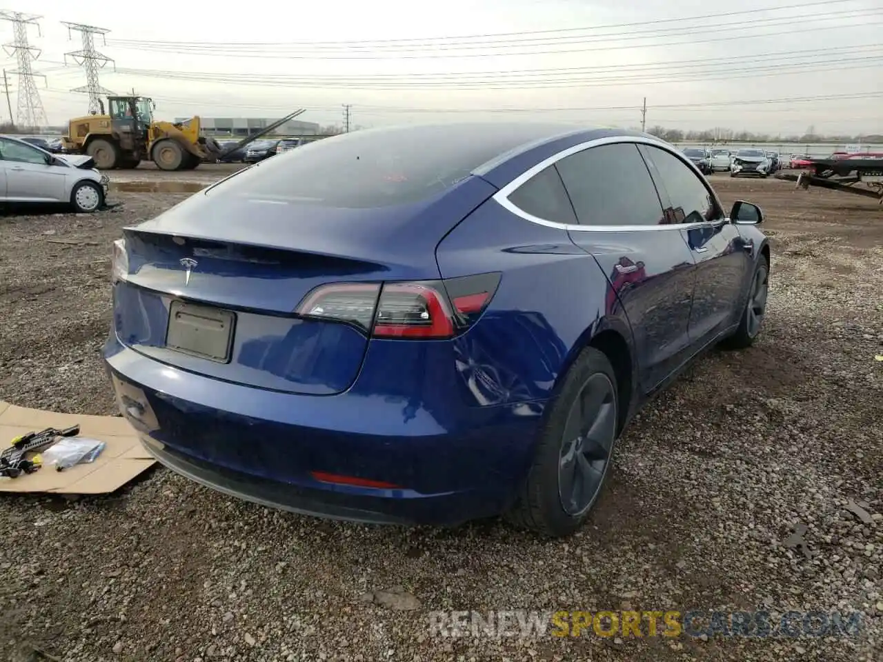 4 Photograph of a damaged car 5YJ3E1EA9LF740934 TESLA MODEL 3 2020