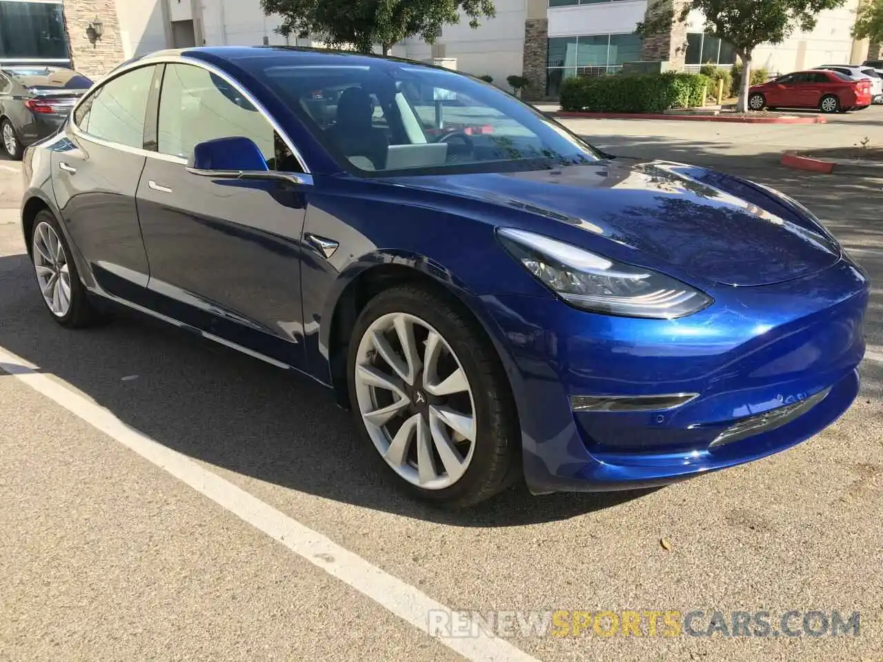 1 Photograph of a damaged car 5YJ3E1EA9LF745826 TESLA MODEL 3 2020