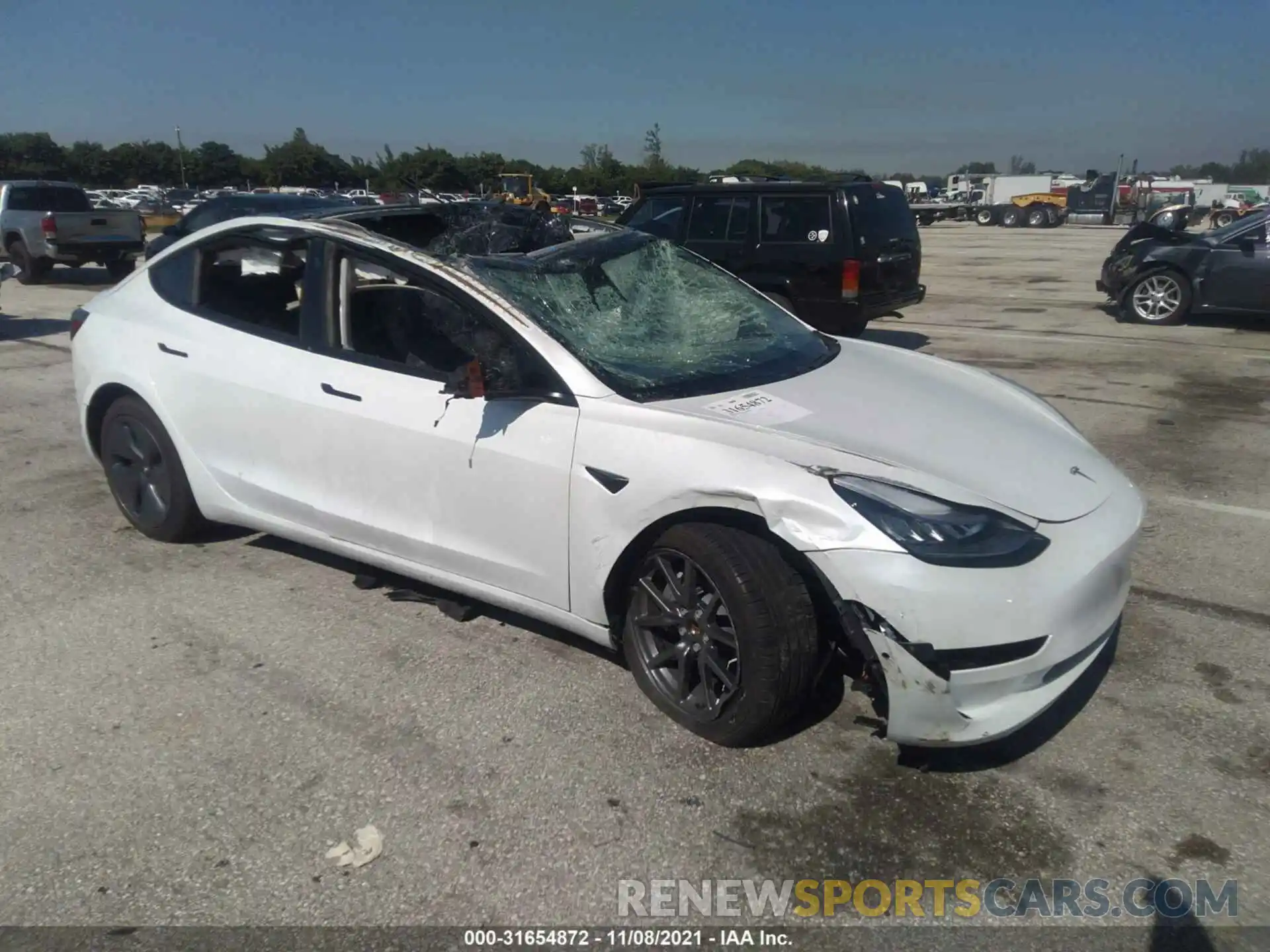 1 Photograph of a damaged car 5YJ3E1EA9LF783573 TESLA MODEL 3 2020