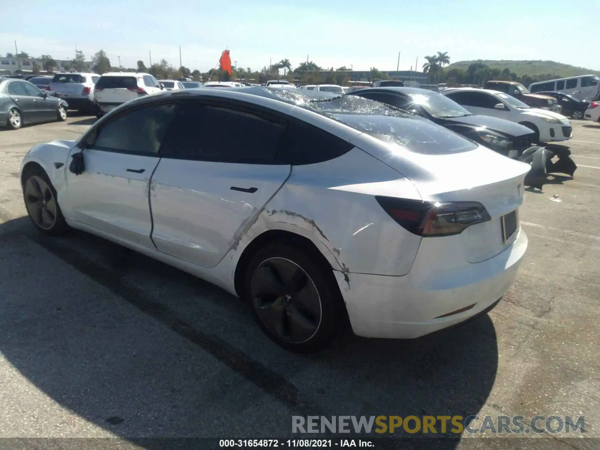 3 Photograph of a damaged car 5YJ3E1EA9LF783573 TESLA MODEL 3 2020