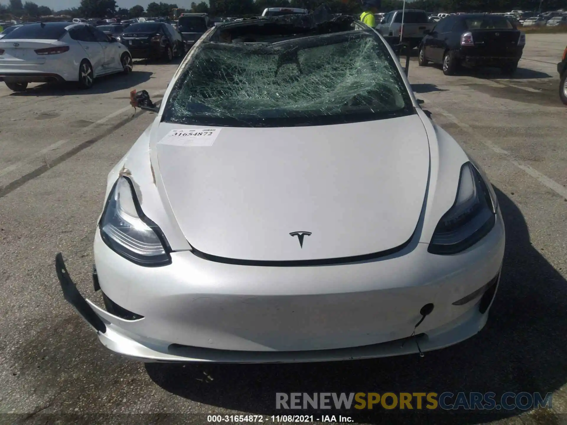 6 Photograph of a damaged car 5YJ3E1EA9LF783573 TESLA MODEL 3 2020