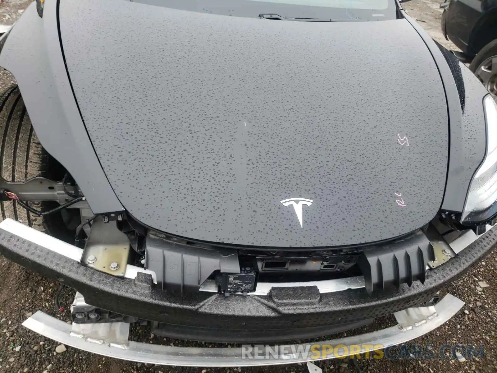 7 Photograph of a damaged car 5YJ3E1EA9LF784738 TESLA MODEL 3 2020