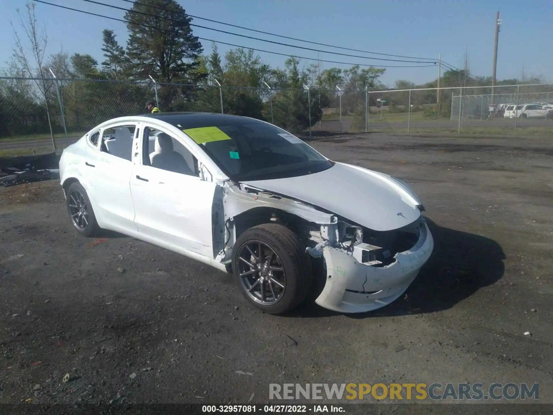 1 Photograph of a damaged car 5YJ3E1EA9LF793262 TESLA MODEL 3 2020