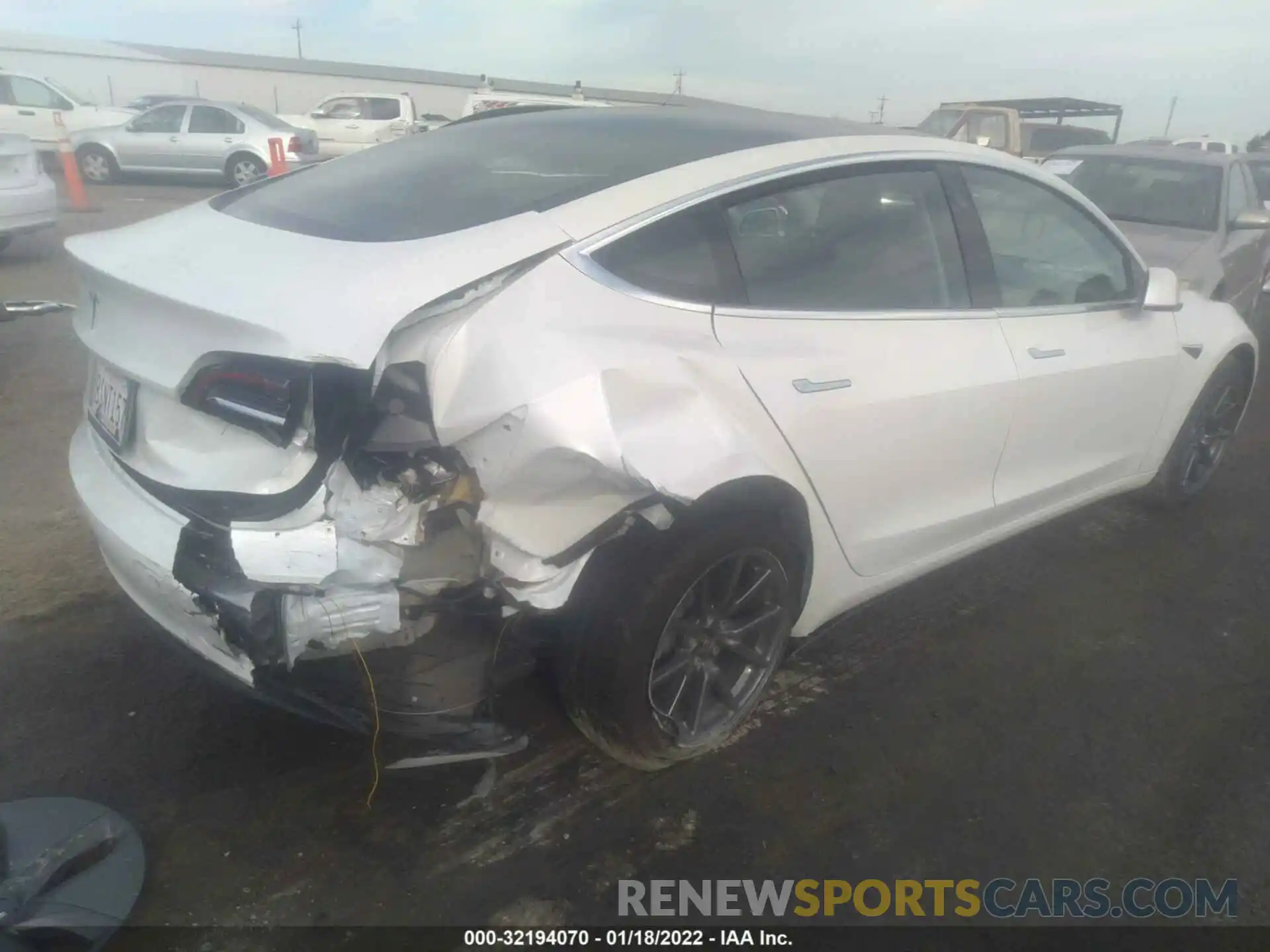 4 Photograph of a damaged car 5YJ3E1EA9LF798526 TESLA MODEL 3 2020