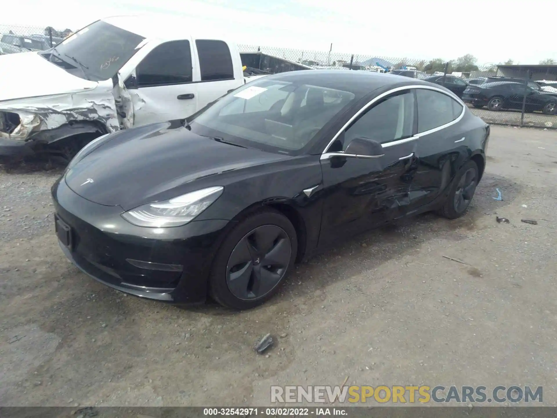 2 Photograph of a damaged car 5YJ3E1EA9LF798879 TESLA MODEL 3 2020