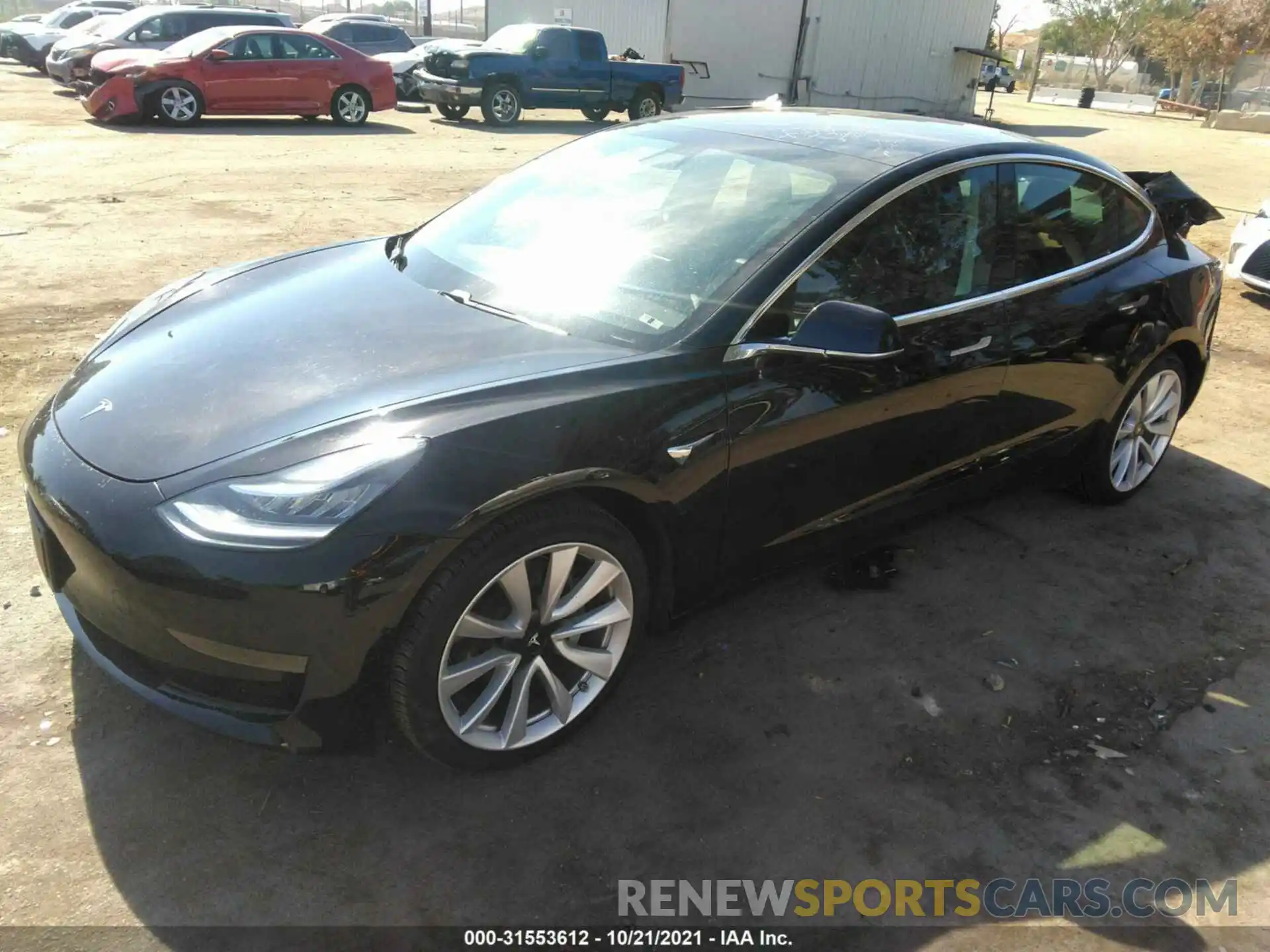 2 Фотография поврежденного автомобиля 5YJ3E1EA9LF802235 TESLA MODEL 3 2020