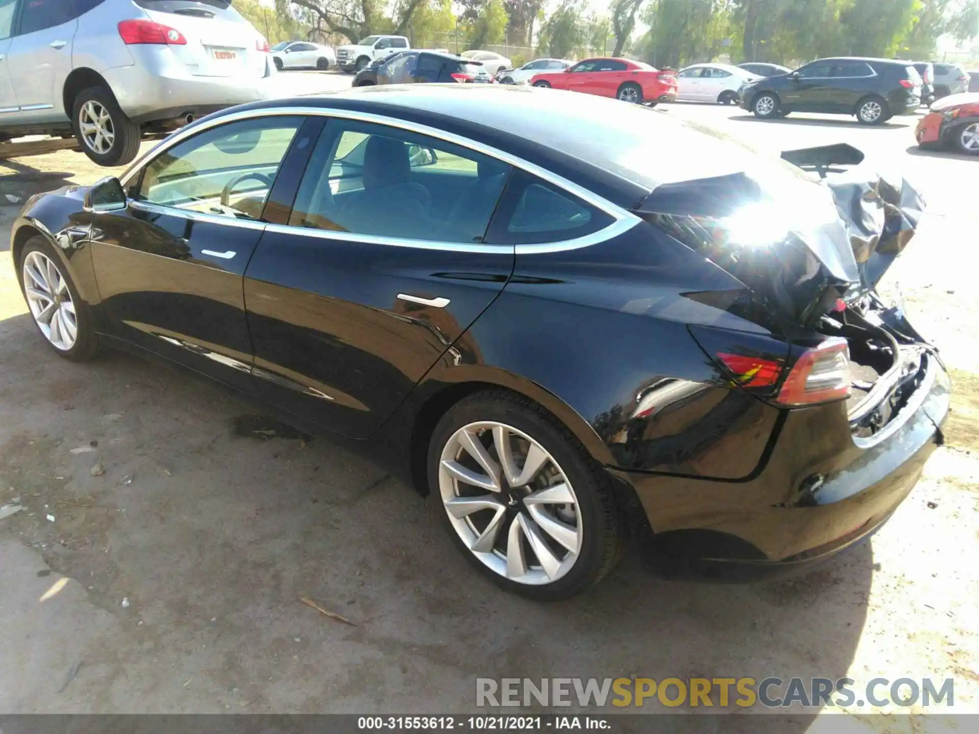 3 Photograph of a damaged car 5YJ3E1EA9LF802235 TESLA MODEL 3 2020