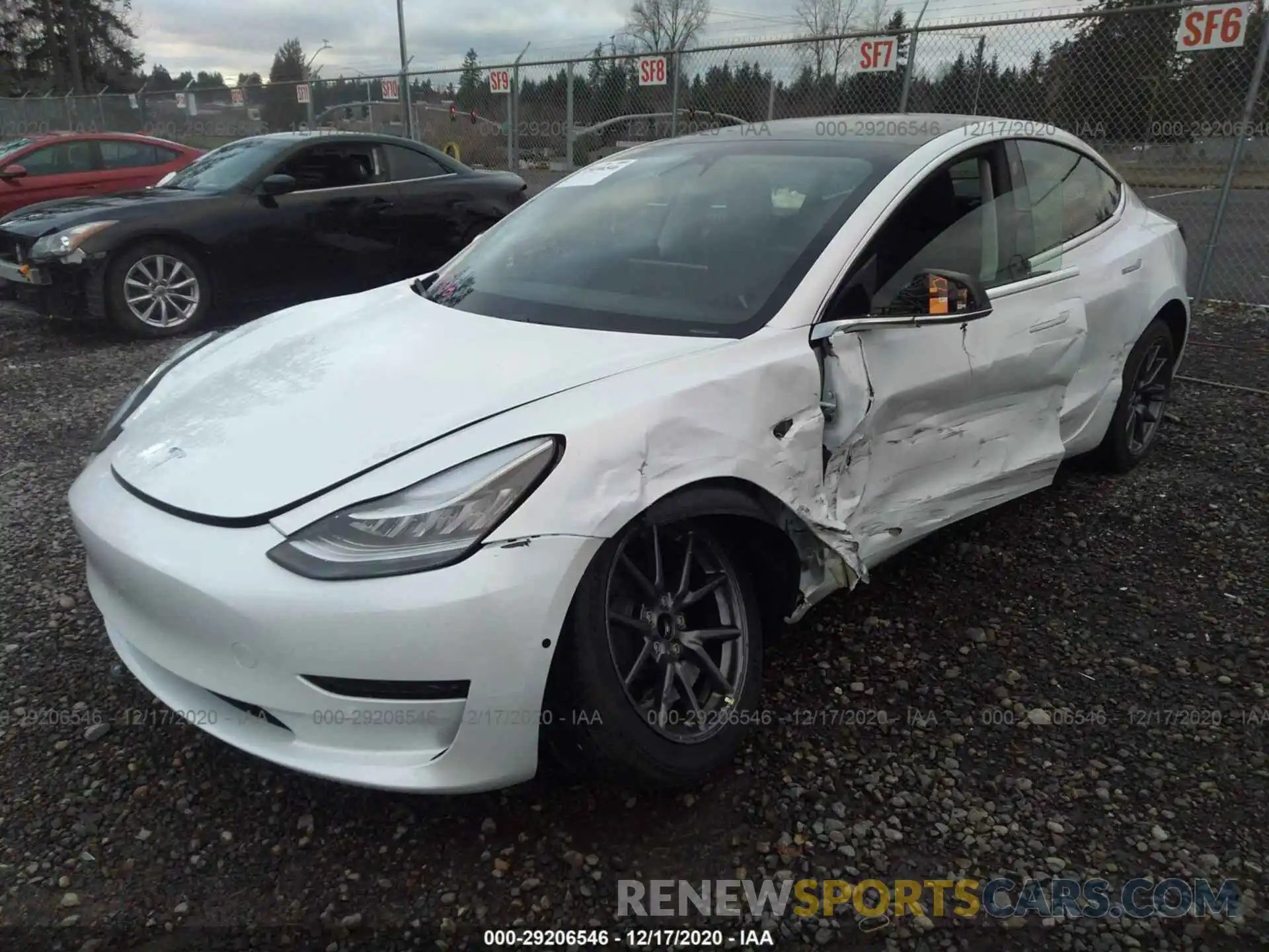 2 Photograph of a damaged car 5YJ3E1EA9LF804003 TESLA MODEL 3 2020