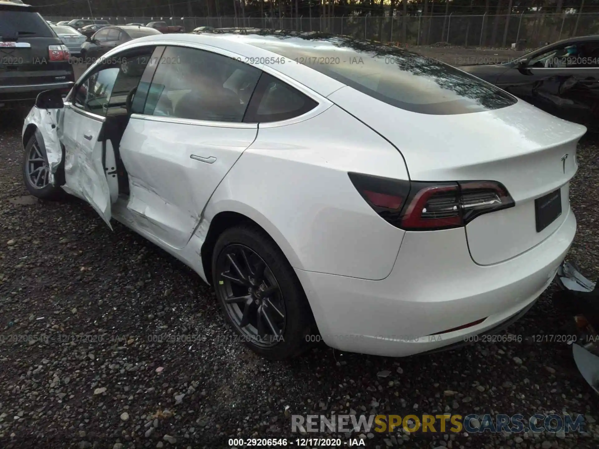 3 Photograph of a damaged car 5YJ3E1EA9LF804003 TESLA MODEL 3 2020