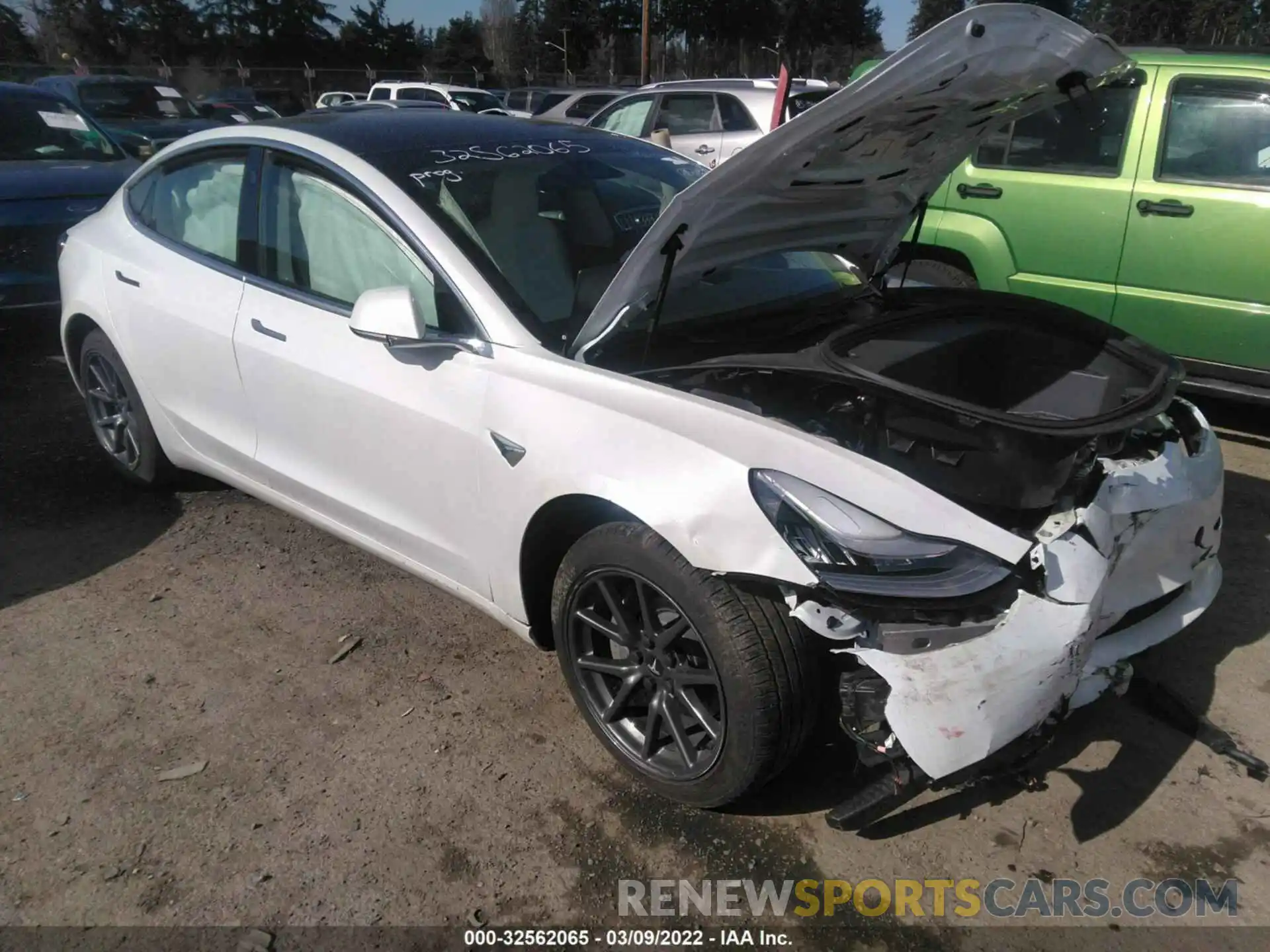 1 Photograph of a damaged car 5YJ3E1EA9LF804969 TESLA MODEL 3 2020