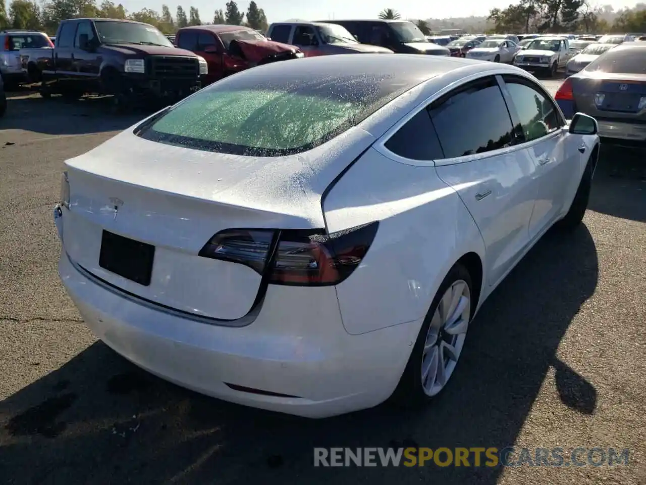 4 Photograph of a damaged car 5YJ3E1EA9LF806530 TESLA MODEL 3 2020