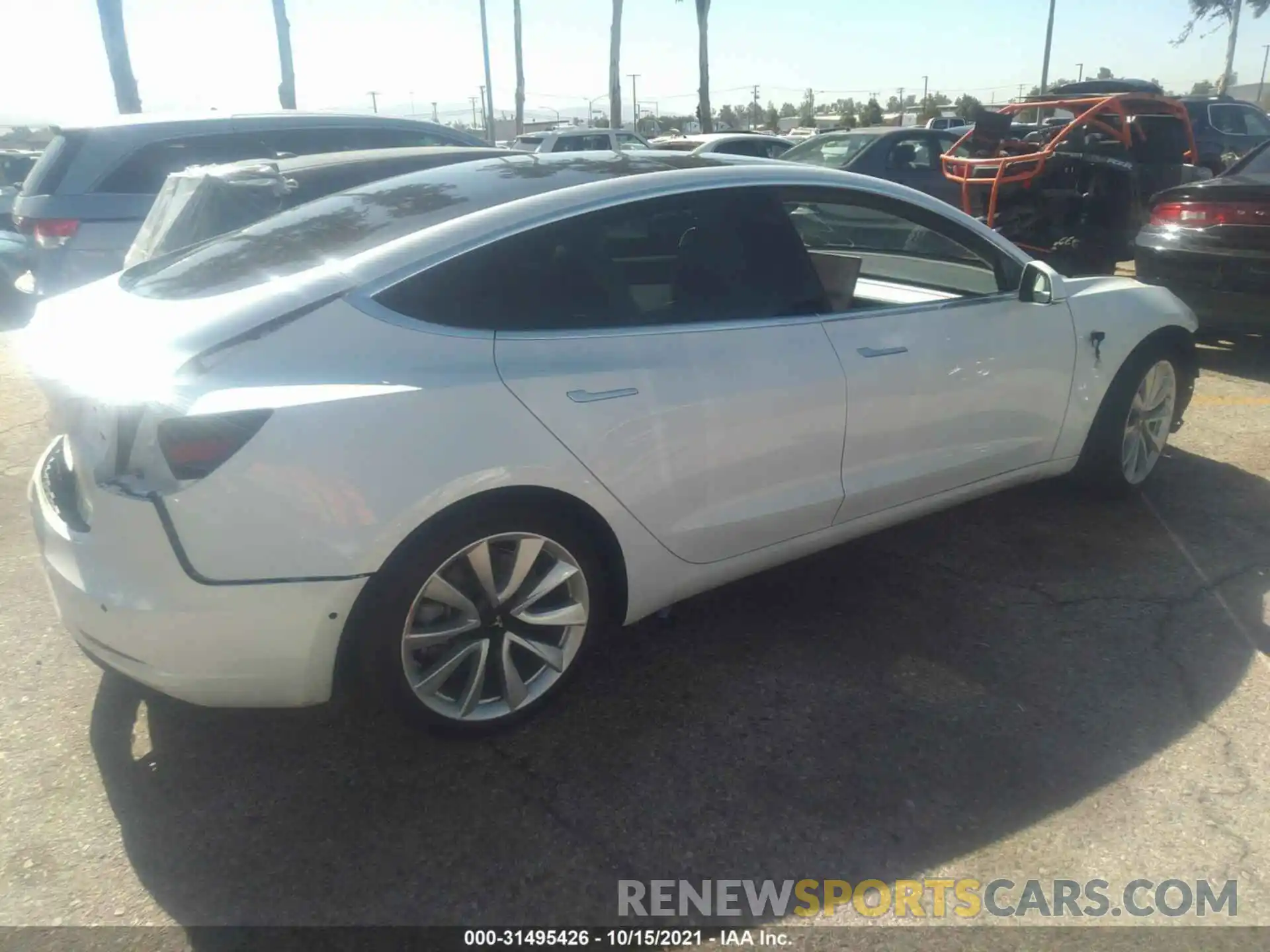 4 Photograph of a damaged car 5YJ3E1EA9LF806897 TESLA MODEL 3 2020