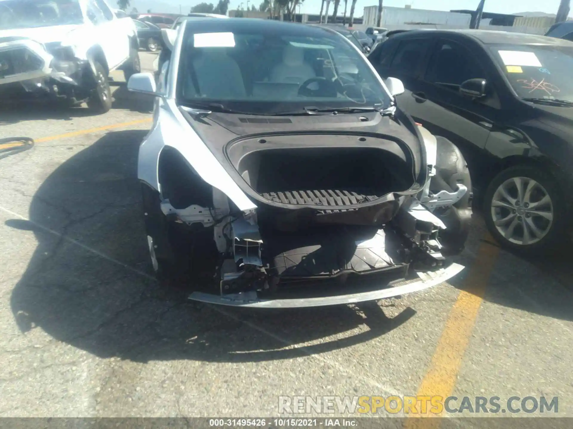 6 Photograph of a damaged car 5YJ3E1EA9LF806897 TESLA MODEL 3 2020