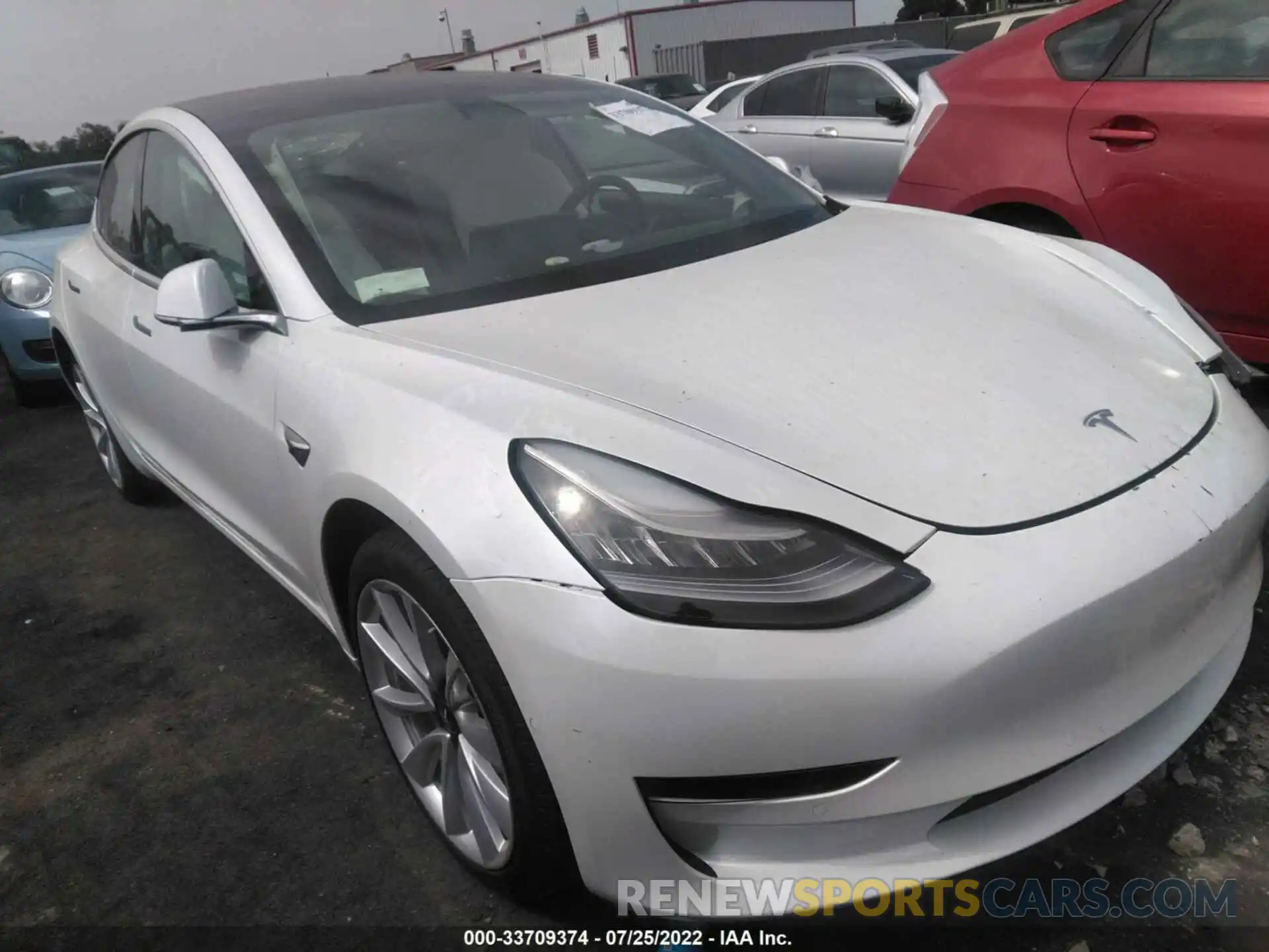 1 Photograph of a damaged car 5YJ3E1EA9LF806916 TESLA MODEL 3 2020