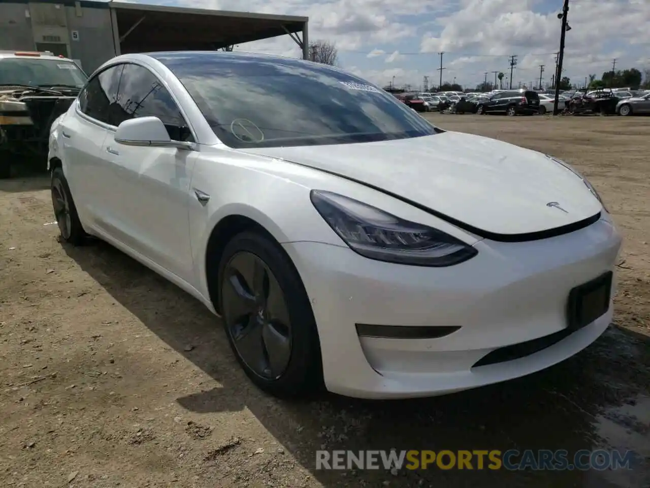 1 Photograph of a damaged car 5YJ3E1EA9LF807516 TESLA MODEL 3 2020