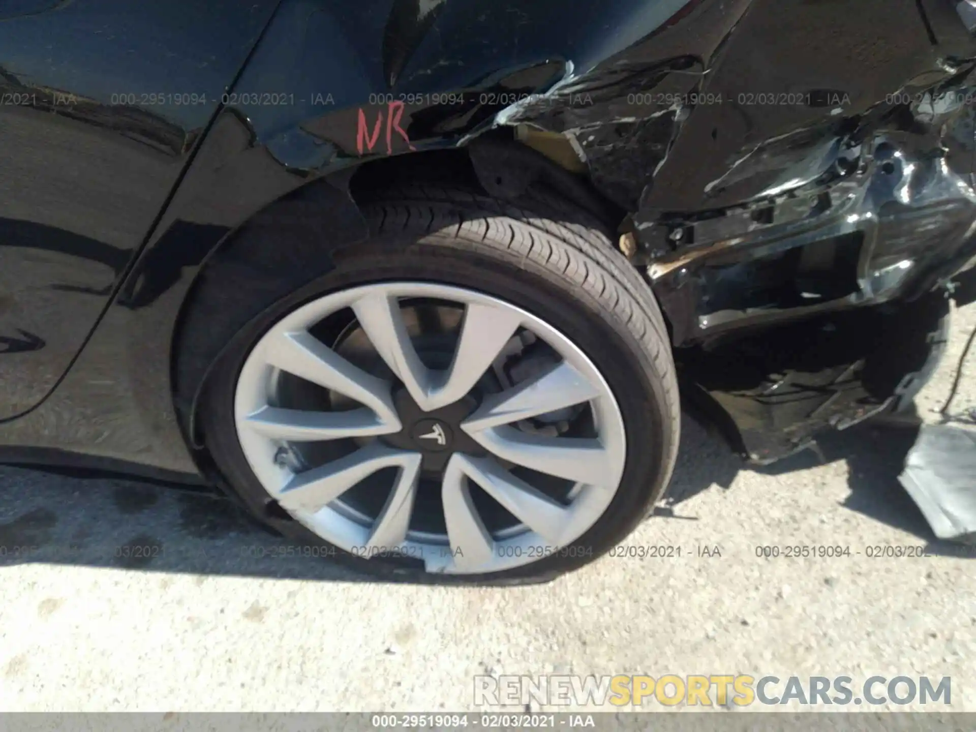 12 Photograph of a damaged car 5YJ3E1EA9LF807922 TESLA MODEL 3 2020