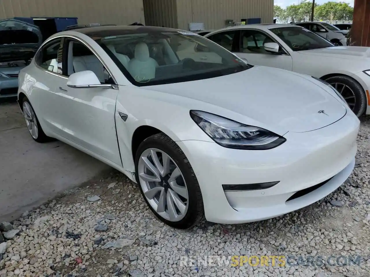 1 Фотография поврежденного автомобиля 5YJ3E1EAXLF591255 TESLA MODEL 3 2020