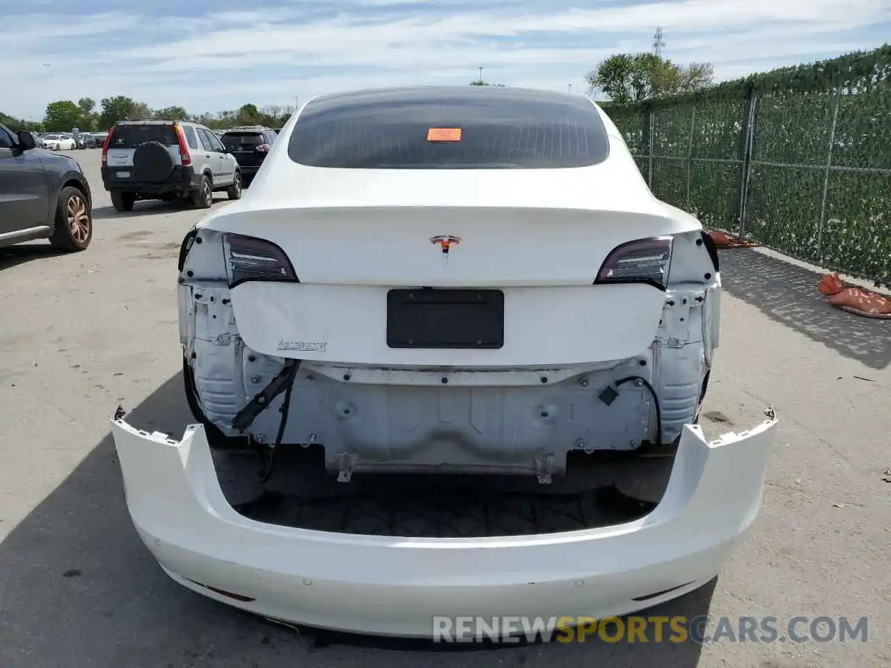 6 Photograph of a damaged car 5YJ3E1EAXLF599212 TESLA MODEL 3 2020