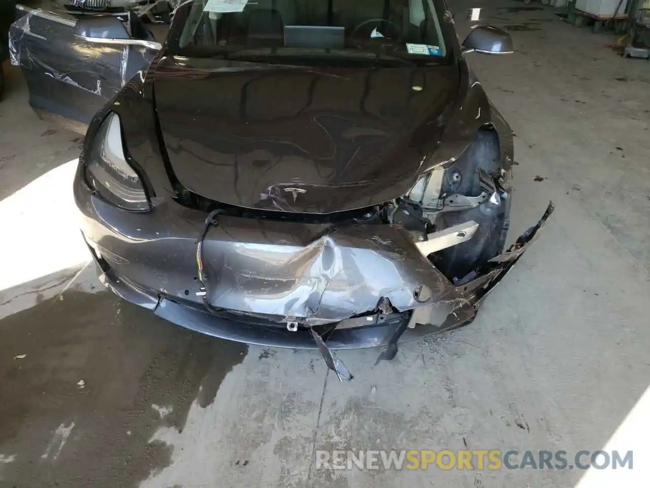 9 Photograph of a damaged car 5YJ3E1EAXLF611360 TESLA MODEL 3 2020