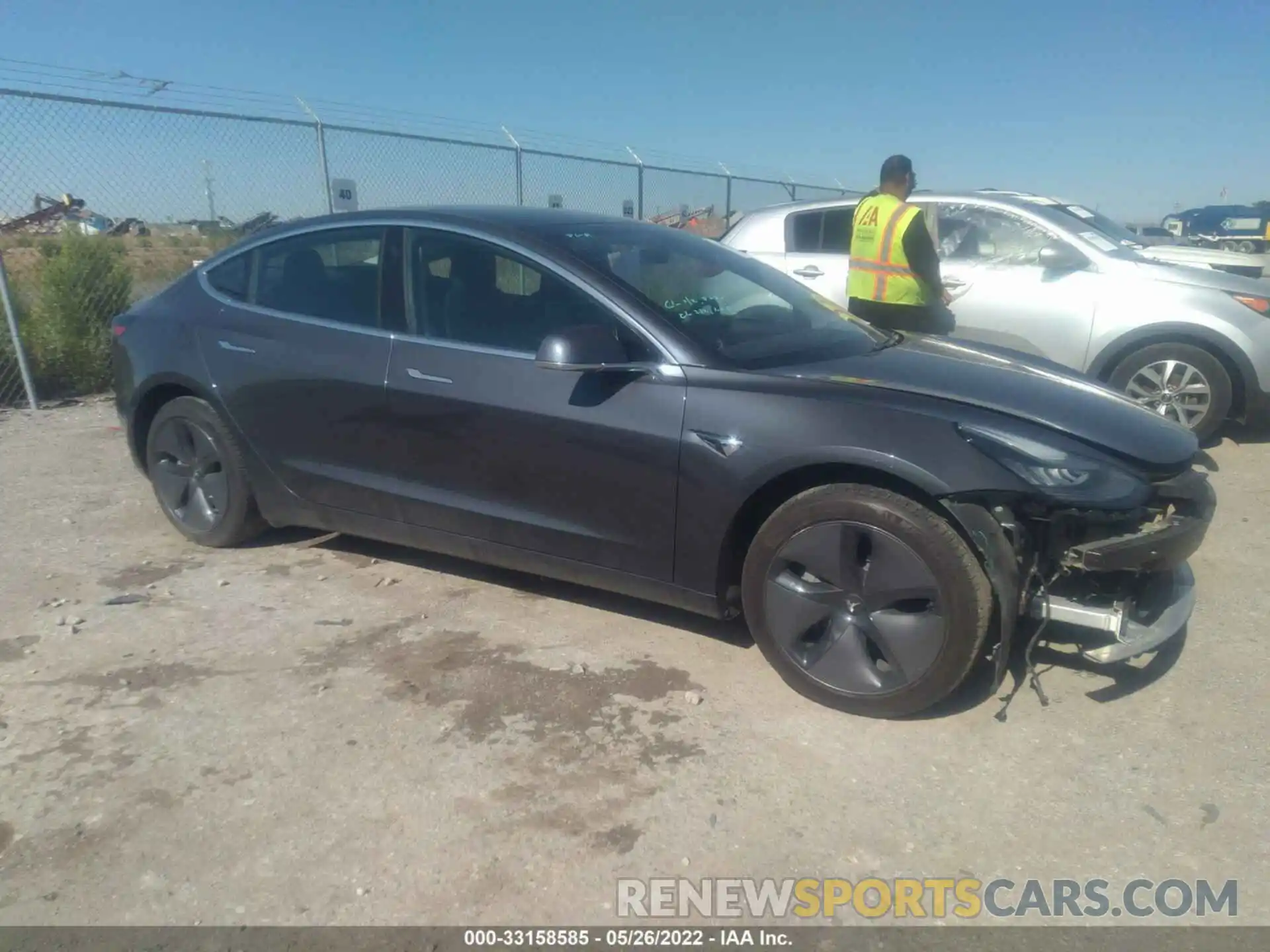 1 Photograph of a damaged car 5YJ3E1EAXLF611391 TESLA MODEL 3 2020