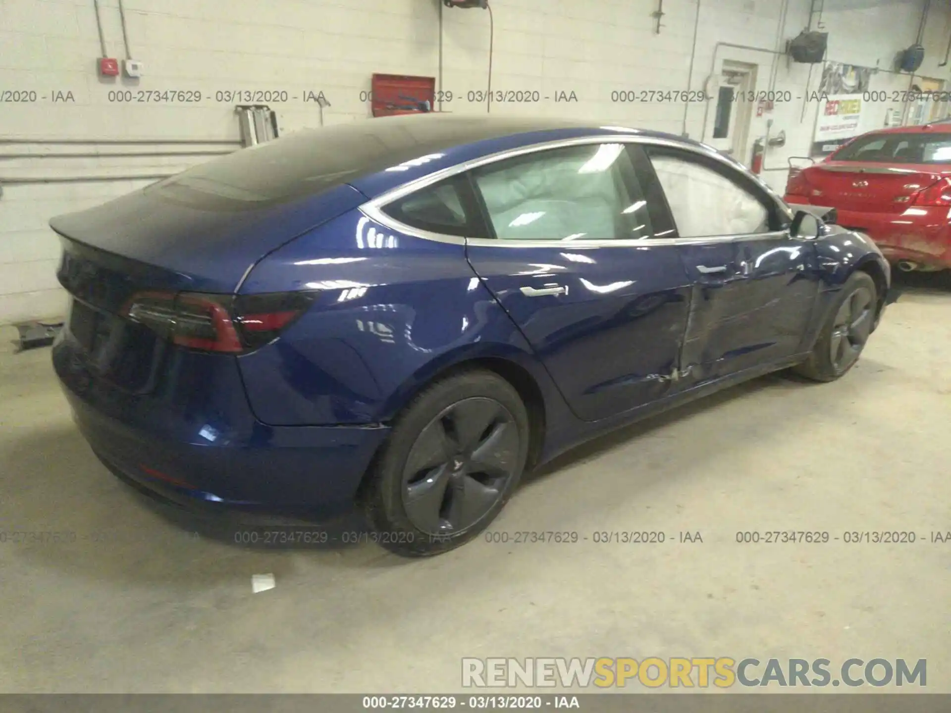 4 Photograph of a damaged car 5YJ3E1EAXLF612055 TESLA MODEL 3 2020