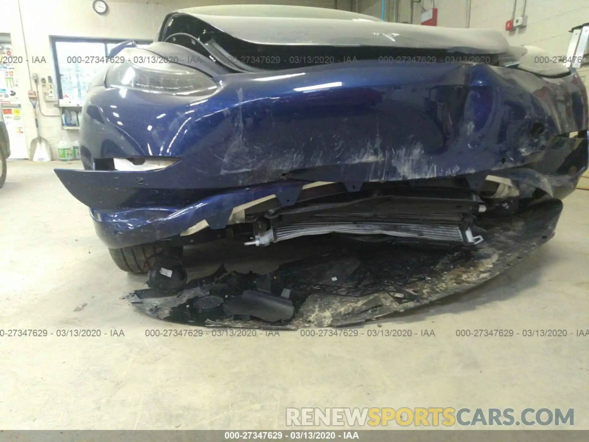 6 Photograph of a damaged car 5YJ3E1EAXLF612055 TESLA MODEL 3 2020