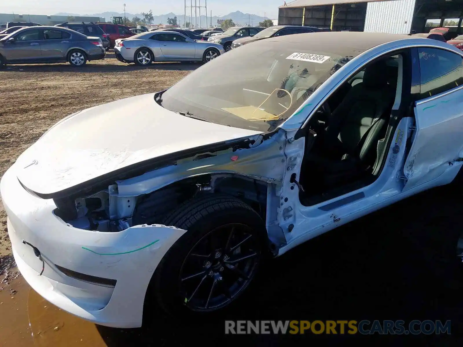 9 Photograph of a damaged car 5YJ3E1EAXLF612136 TESLA MODEL 3 2020