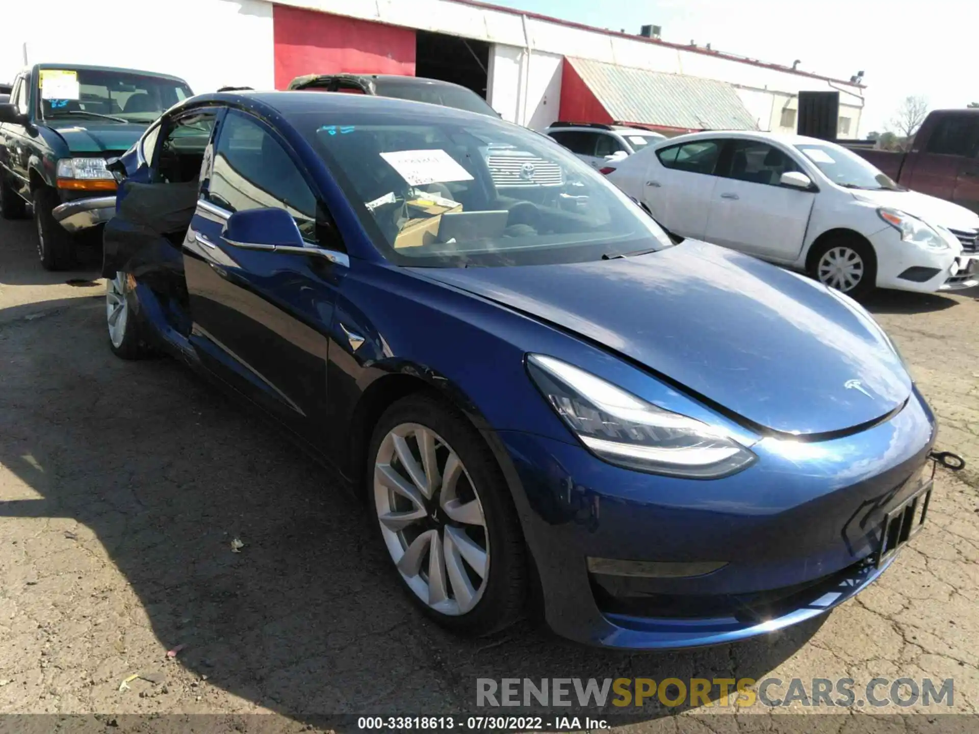 1 Фотография поврежденного автомобиля 5YJ3E1EAXLF614128 TESLA MODEL 3 2020