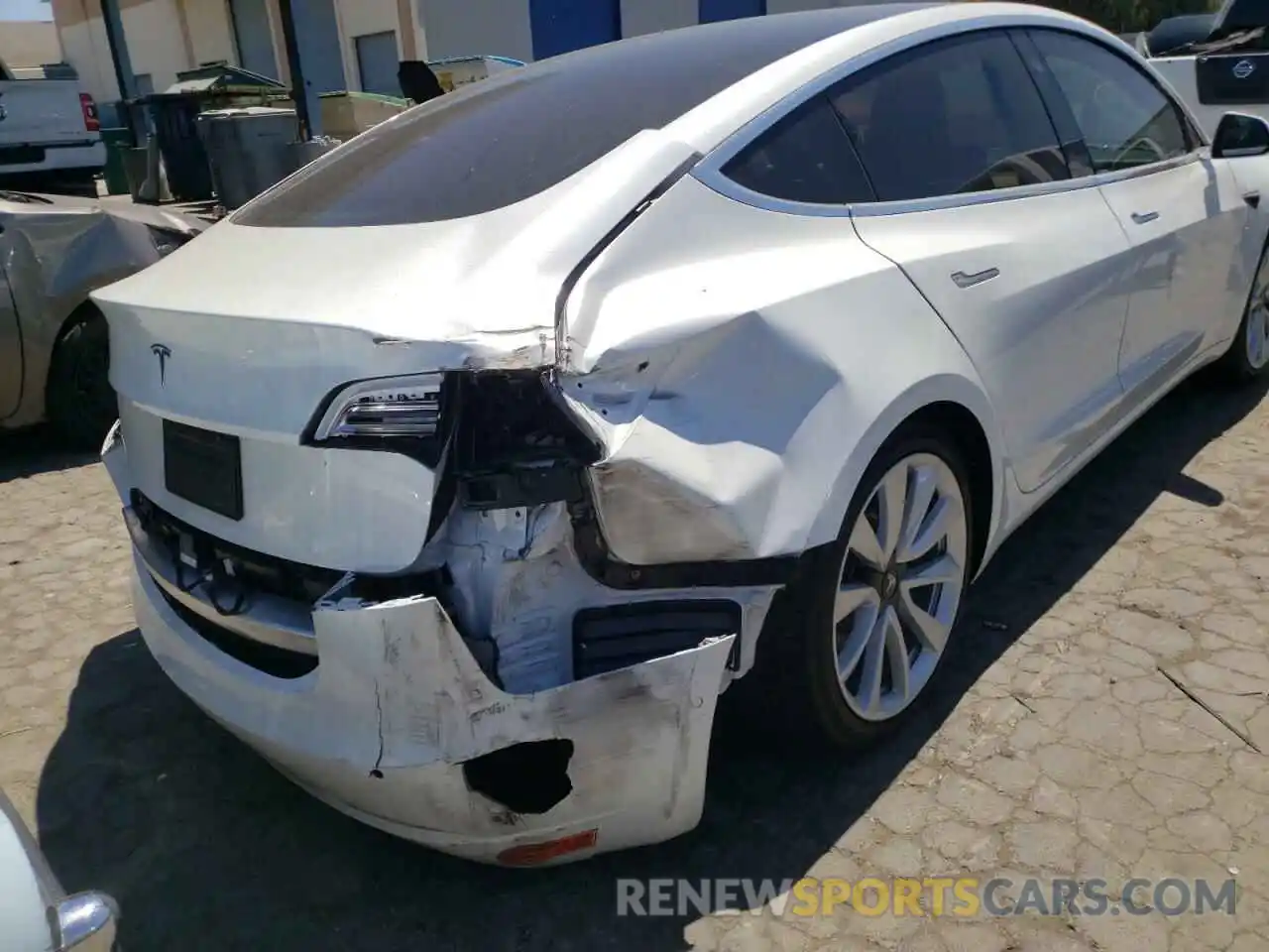 9 Photograph of a damaged car 5YJ3E1EAXLF614517 TESLA MODEL 3 2020