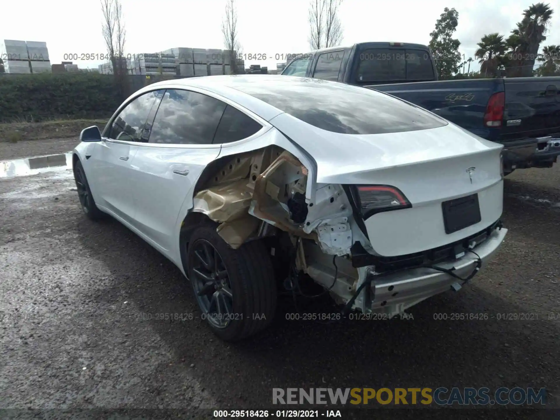 6 Photograph of a damaged car 5YJ3E1EAXLF615327 TESLA MODEL 3 2020