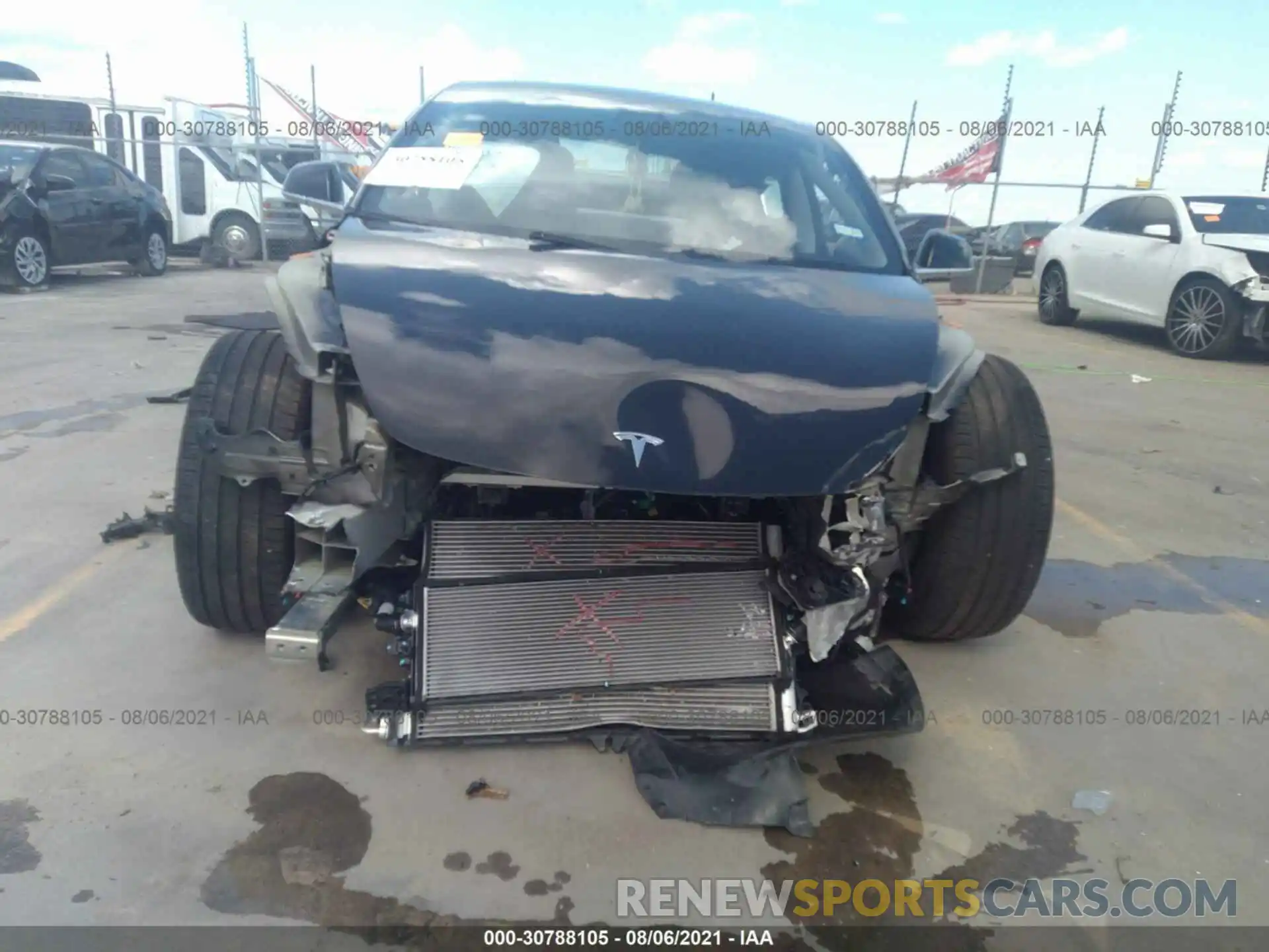 6 Photograph of a damaged car 5YJ3E1EAXLF630023 TESLA MODEL 3 2020