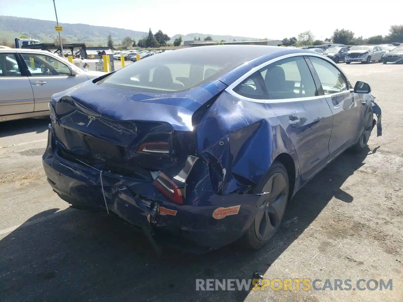 4 Photograph of a damaged car 5YJ3E1EAXLF630930 TESLA MODEL 3 2020