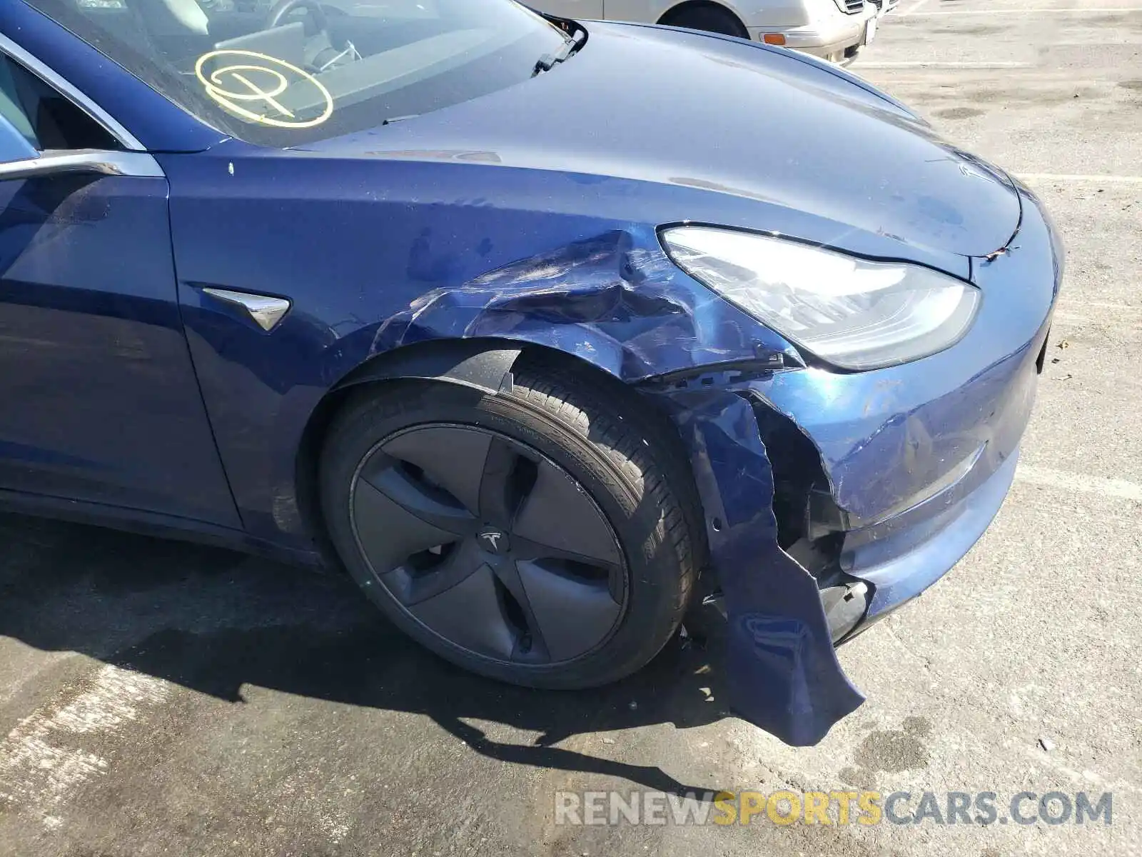 9 Photograph of a damaged car 5YJ3E1EAXLF630930 TESLA MODEL 3 2020