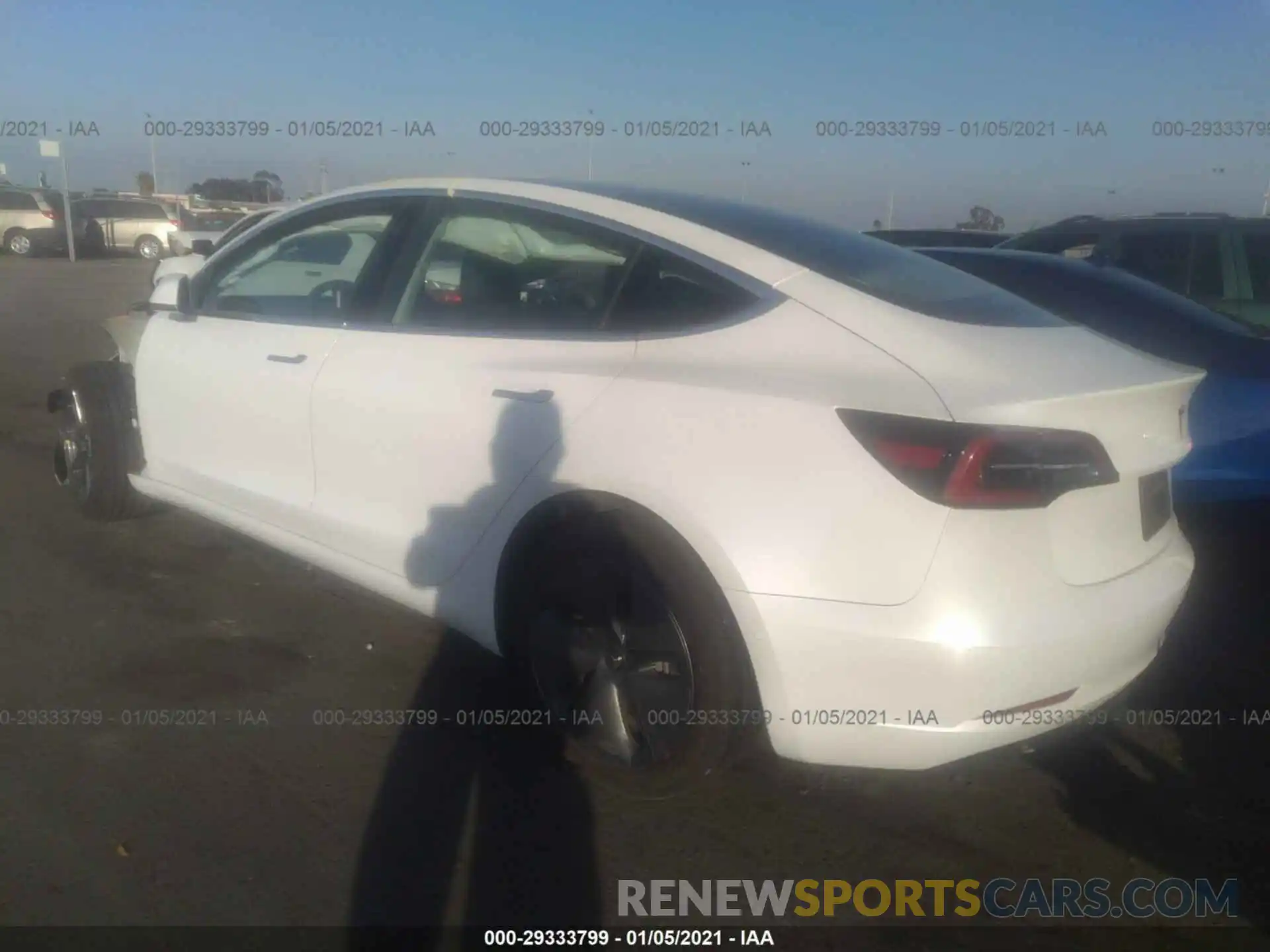 3 Photograph of a damaged car 5YJ3E1EAXLF631429 TESLA MODEL 3 2020