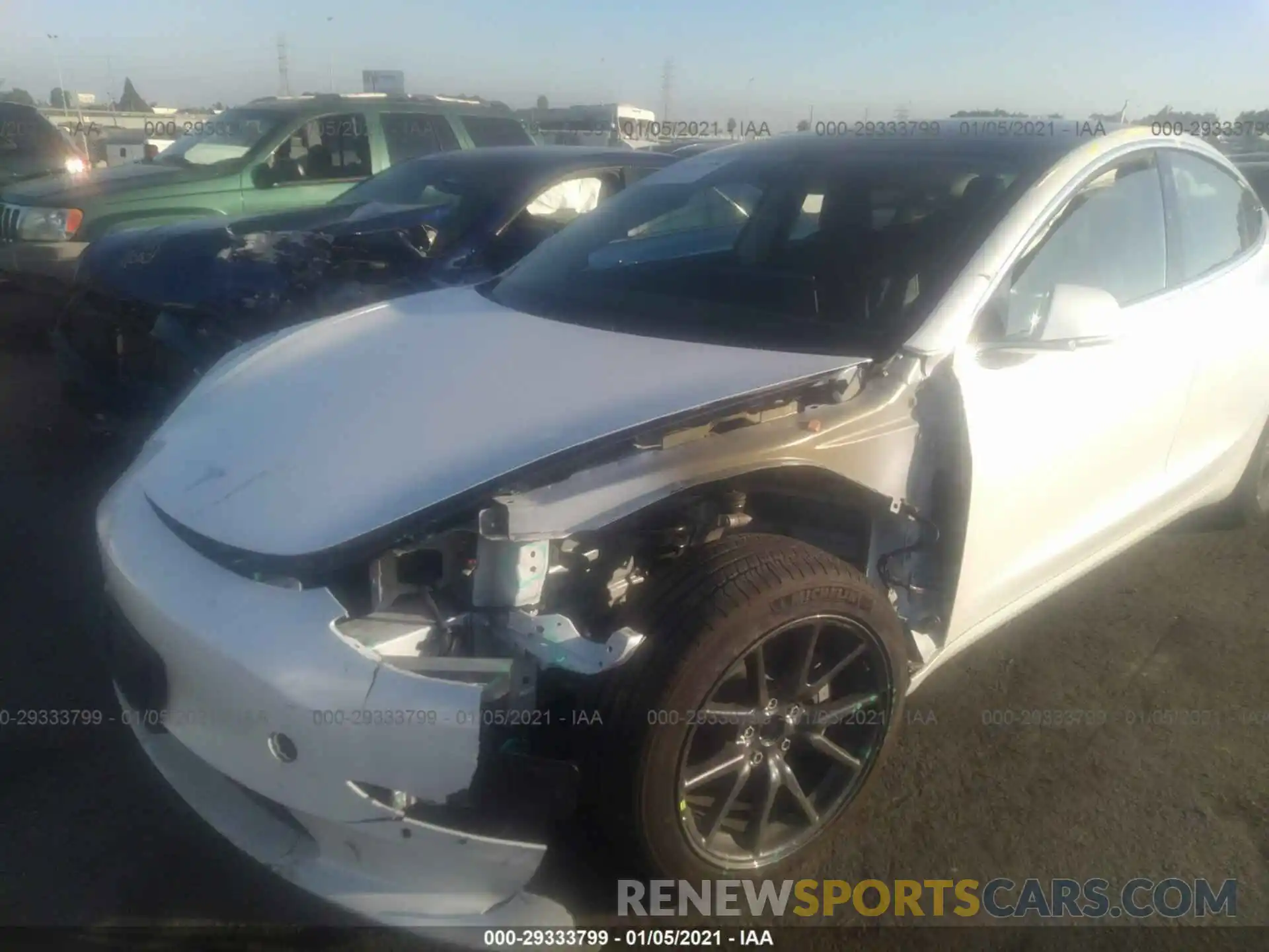 6 Photograph of a damaged car 5YJ3E1EAXLF631429 TESLA MODEL 3 2020