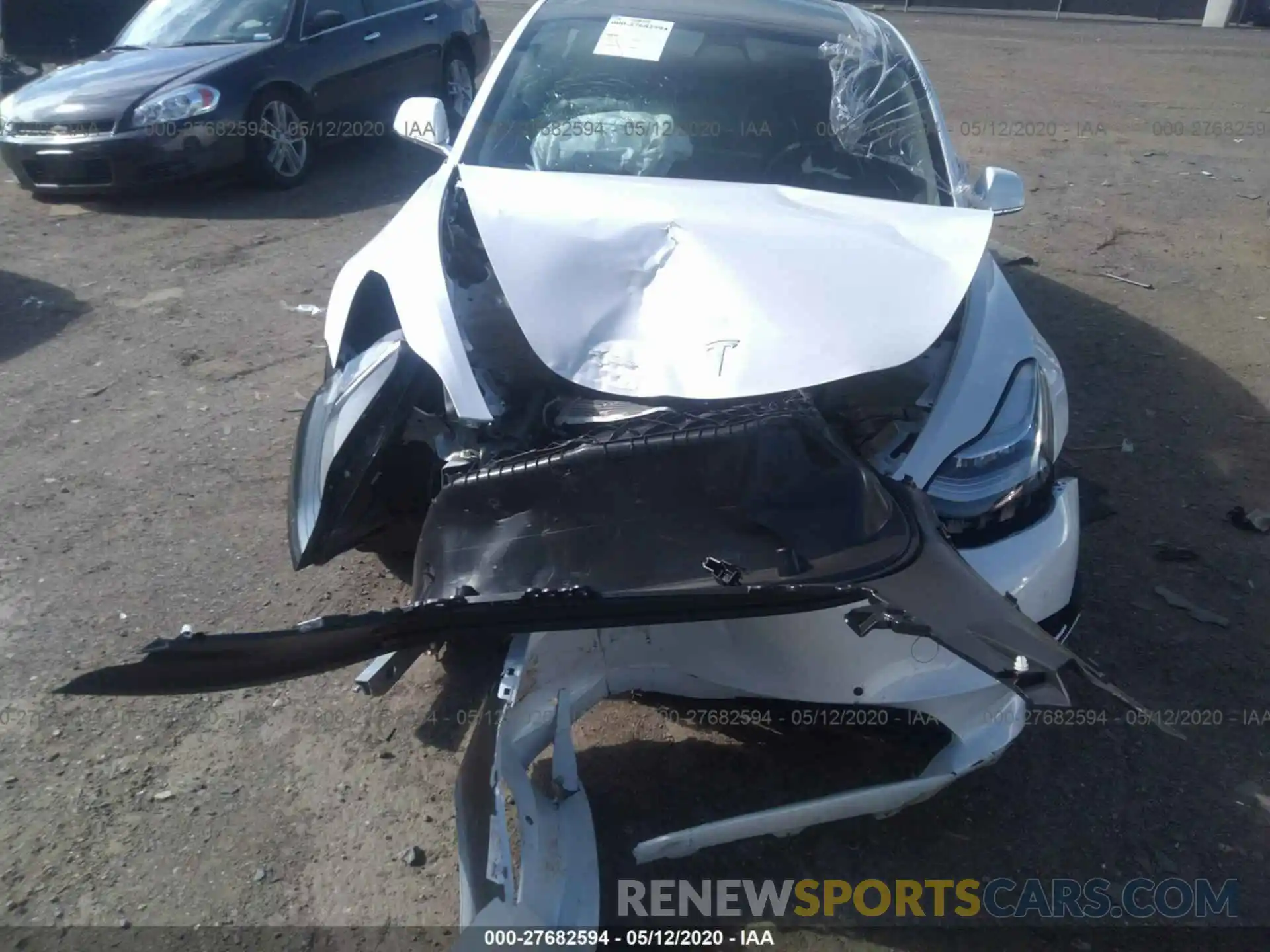 6 Photograph of a damaged car 5YJ3E1EAXLF633018 TESLA MODEL 3 2020